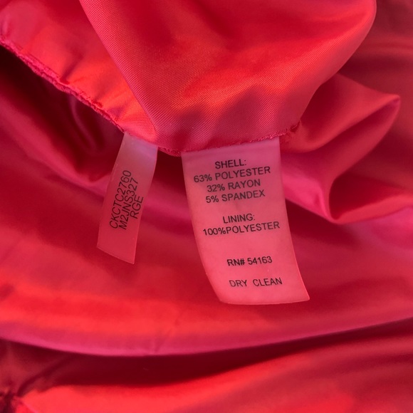 Calvin Klein fully lined pencil skirt. Red. Sz 14 - Picture 8 of 8